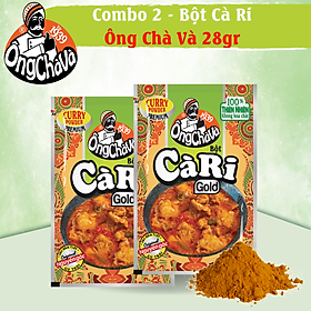 Combo 2 gói Bột Cà Ri Gold Ông Chà Và 28gr (Curry Powder)