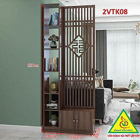 Mua Tủ kệ trang trí kiêm vách ngăn phòng khách   nhà bếp 2VTK08
