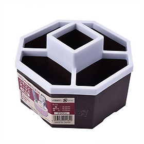 Hộp Đựng Bút Điều Khiển Dáng Tròn (Màu Nâu) - nội địa Nhật Bản