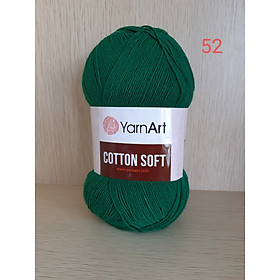 Len Cotton Soft nhập khẩu từ Yarnart, đan móc áo, váy, túi, nón