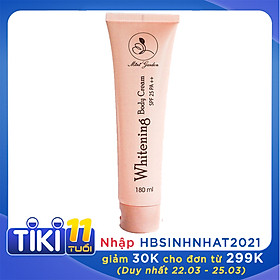 Kem body dưỡng trắng men bia WHITENING MINIGARDEN 180ml - Dưỡng trắng da toàn thân, chống nắng, da trắng sáng mịn màng