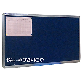 Bảng Ghim Vải Nỉ màu xanh dương KT60x80cm