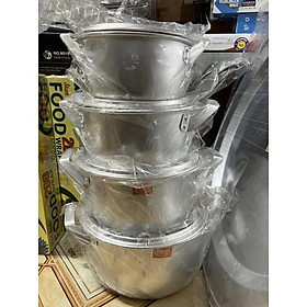 Mua Xoong nhôm Hà Phong loại dày các size 16  18  20  22  24  26  28  30 cm