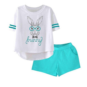 Đồ bộ short nữ mùa hè chất thun coton xịn cao cấp Size M (T ừ 40kg -60 kg) 02