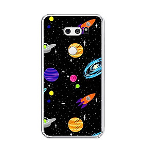 Ốp lưng dẻo cho điện thoại LG V30 - 0063 SPACE04 - Hàng Chính Hãng