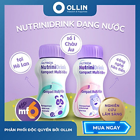 Sữa nước NutriniDrink Compact Multi Fibre hương dâu lốc 4 chai