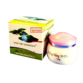 Kem chống nắng 50 PA+++ 15g - Nhật Việt Trà Xanh