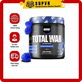 Total War Pre workout Redcon1 30ser - Hỗ trợ tăng sức mạnh 30 lần dùng Preworkout Total war