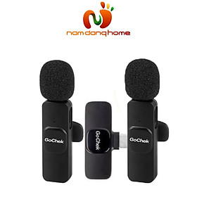 Mua Micro thu âm GoChek B01 - Microphone không dây thế hệ mới 2.4 GHz cổng cắm Type Cc - Hàng nhập khẩu