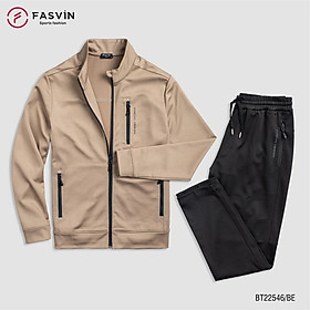 Bộ quần áo thể thao nam Fasvin BT22552.HN vải thun nỉ cao cấp co giãn thoải mái chất lượng hàng nhà máy