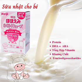 Sữa cho trẻ 1 - 3 tuổi Meiji Nhật giàu dưỡng chất kèm DHA giúp phát triển cân đối chiều cao, cân nặng, trí não trẻ - Massel Official