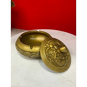 Mua Gạt tàn bằng đồng hoa văn cá