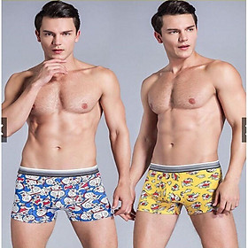 QUẦN LÓT NAM BOXER THUN LẠNH 4 CHIỀU HÌNH NGỘ NGHĨNH