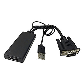 Mua Cáp Chuyển Đổi HDMI Sang VGA + USB Kingmaster KY-H129B - Hàng Chính Hãng