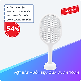 Mua Vợt Bắt Muỗi 3 Lớp Lưới Điện Bằng Kim Loại Chống Gỉ  Sử Dụng Đèn LED UV Ánh Sáng Tím Bắt Muỗi Hiệu Quả  An Toàn Sức Khỏe  Dung Lượng Pin Lớn 2000mAh