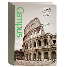 Lốc 5 quyển vở kẻ ngang Landscape 200 trang B5 Campus NNB-BLAS200