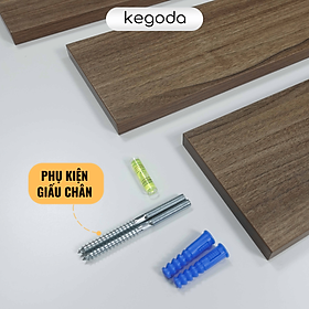 Mua  Mua 2 giảm 10%  Kệ Gỗ Thanh Ngang Treo Âm Tường Trang Trí  Nhiều Màu KEGODA KT56