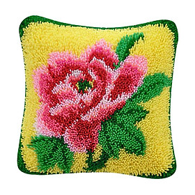 1 Set Floral Design Latch Hook Rug Kits DIY  Cross Stitch Kits
