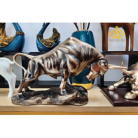 Mua Tượng Bò Tót trang trí bàn làm việc