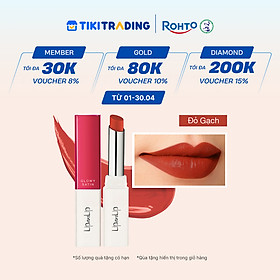 Son thỏi dưỡng môi trang điểm chất son satin Lip On Lip Glowy Satin 2.2g