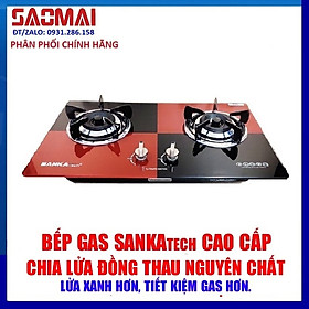 Bếp gas âm SANKAtech SKT-791BB - bếp ga Điếu gang 3 vòng lửa - Hàng chính hãng