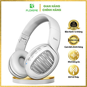 Tai nghe chụp tai Bluetooth Hoco w23 có mic đàm thoại nghe nhạc,chơi game có khe cắm thẻ nhớ  - Hàng chính hãng