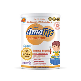 Sữa bột Amalife Pedia Sure dinh dưỡng dành cho trẻ suy dinh dưỡng, biếng ăn, thấp còi SUNBABY -900G AMAPE2020