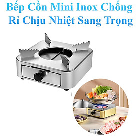 Bếp Cồn Mini Inox Chống Rỉ Chịu Nhiệt Sang Trọng Cho Nhà Hàng