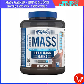 Sữa tăng cân tăng cơ nạc Critical Mass của APPLIED NUTRITION hộp 2.4kg hỗ