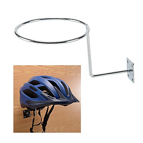 Motorcycle Accessories Helmet Holder Chrome Plated Helmet Hanger Rack Wall Mounted Hook for Coats, Hats, Caps