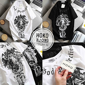 ÁO THUN COTTON CỔ TRÒN FROM RỘNG THIẾT KẾ HỌA TIẾT SIÊU NGẦU,,CHẤT VẢI KHÁNH AN FASHION