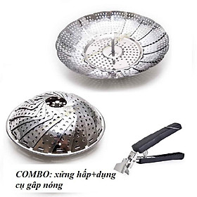 Mua COMBO:Xửng hấp và dụng cụ gấp nóng