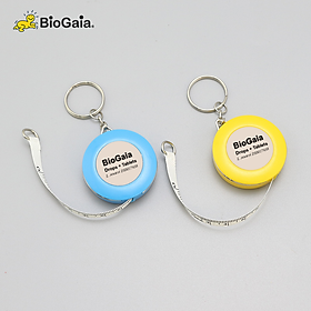 Mua  Quà tặng không bán Thước dây cuộn mini màu vàng hoặc màu xanh Logo BioGaia siêu dễ thương thiết kế dạng móc khóa tiện lợi