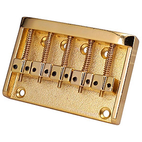 5 String Bass Bridge Golden for Electric Bass Replacement Parts Accessories