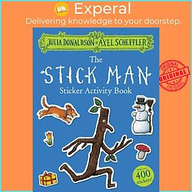 Sách - Stick Man Sticker Book by Axel Scheffler (UK edition, paperback)