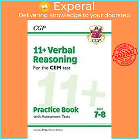 Hình ảnh Sách - 11+ CEM Verbal Reasoning Practice Book & Assessment Tests - Ages 7-8 (with O by CGP Books (UK edition, paperback)