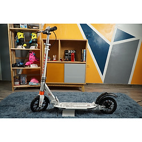 Xe trượt Scooter người lớn  HAA5D cao cấp + có phanh + lo xo giảm xóc + hợp kim cao cấp