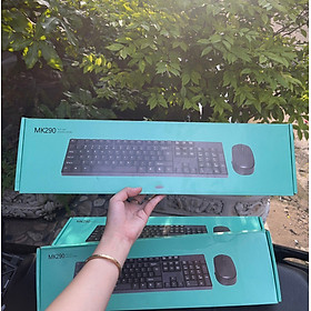 Mua Combo Bàn Phím Và Chuột Không Dây Mk290 Fullbox