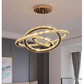 Mua Đèn thả pha lê NERSE phong cách châu Âu hiện đại với 3 chế độ ánh sáng trang trí nhà cửa cao cấp.