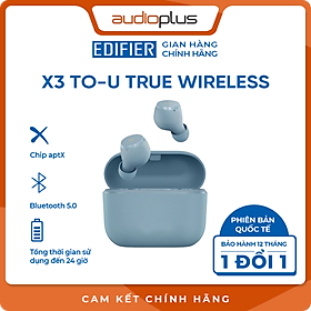 Tai nghe bluetooth true wireless Edifier X3 To-U Xanh (Bản quốc tế) – Hàng chính hãng