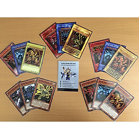 15 thẻ bài tam thần các phiên bản - các phiên bản 3 lá thần Yugioh