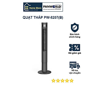 Quạt tháp không cánh Panworld PW-8207B màu đen - Hàng chính hãng