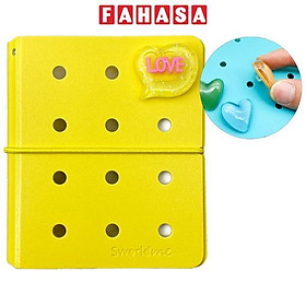Sổ Còng Mini 80 Trang Kèm Charm Tone Patel - Sworld ST6195-YE - Yellow