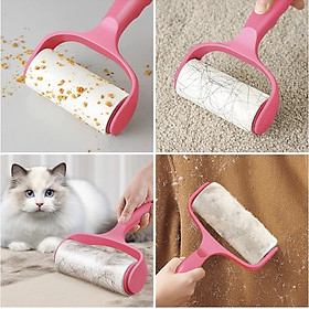 Mua Cây Lăn Bụi Làm Sạch Quần Áo Ga Giường Sofa Lông Chó Mèo ( Kèm 2 Lõi )