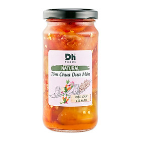 NATURAL Tôm Chua Dưa Món 240gr - Dh Foods