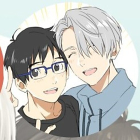 Huy hiệu in hình anime Yuri On Ice anime chibi dễ thương huy hiệu cài áo (MẪU GIAO NGẪU NHIÊN)