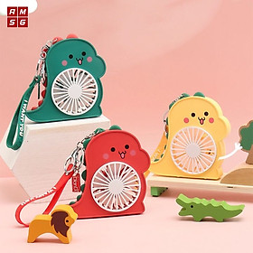 Mua Quạt cầm tay mini hình thú kèm móc DianDi 2183