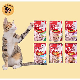 Pate cho mèo Ciao đủ vị, Pate Ciao cho mèo túi 60gr ,Nhiều Vị Thơm Ngon