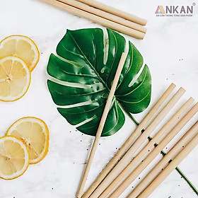 Mua Combo 50 ống hút tre tái sử dụng dùng cho ly cao nước ép sinh tố