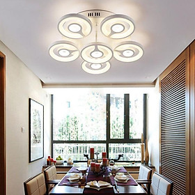 Đèn trần KITAS 3 chế độ ánh sáng trang trí nhà cửa độc đáo - kèm điều khiển từ xa 